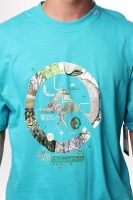 Футболка LRG J101045 Seven Turquoise артикул 10528c.