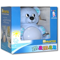 Музыкальный светильник «Мишутка», цвет: голубой артикул 10624c.